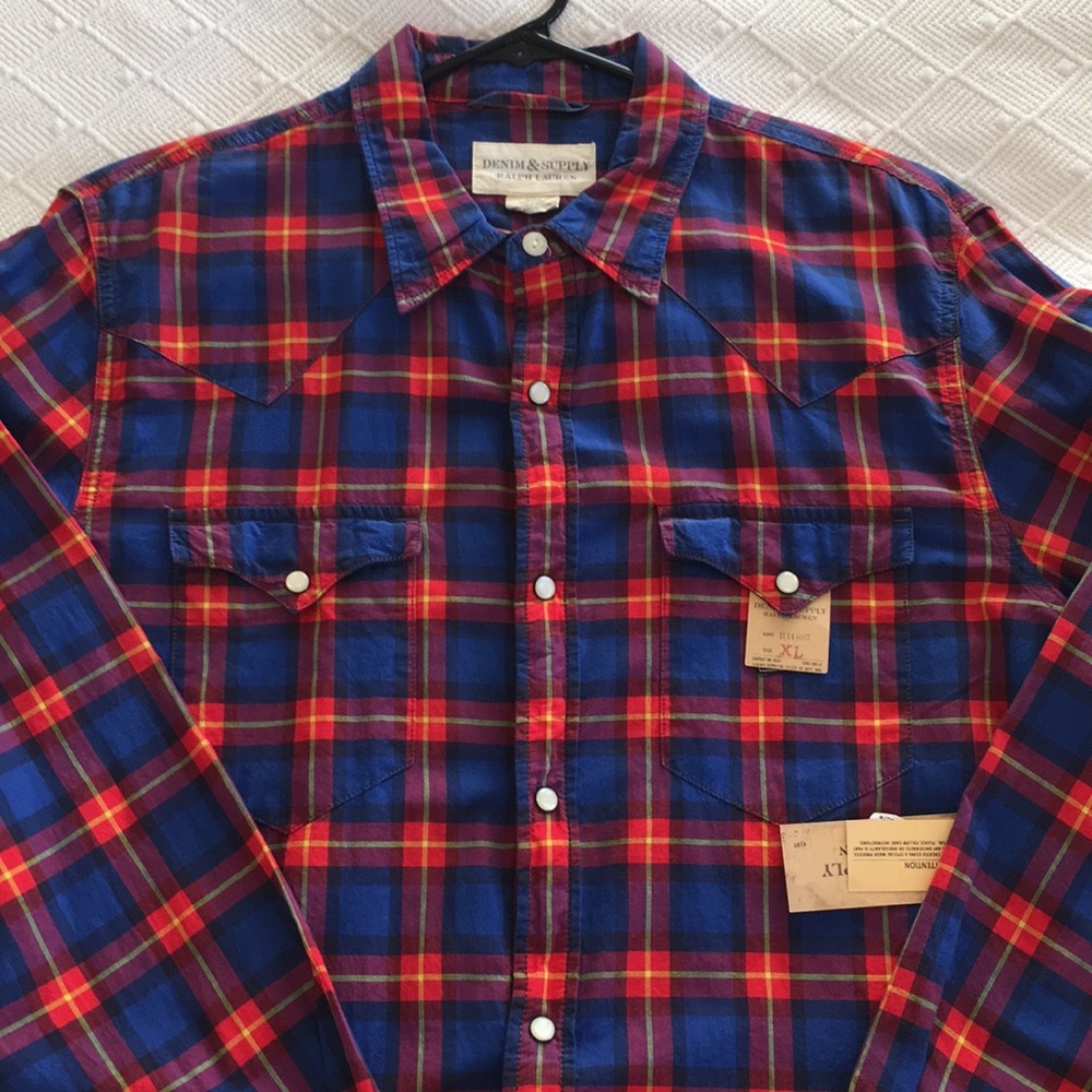 Ralph Lauren XL western Buttondown